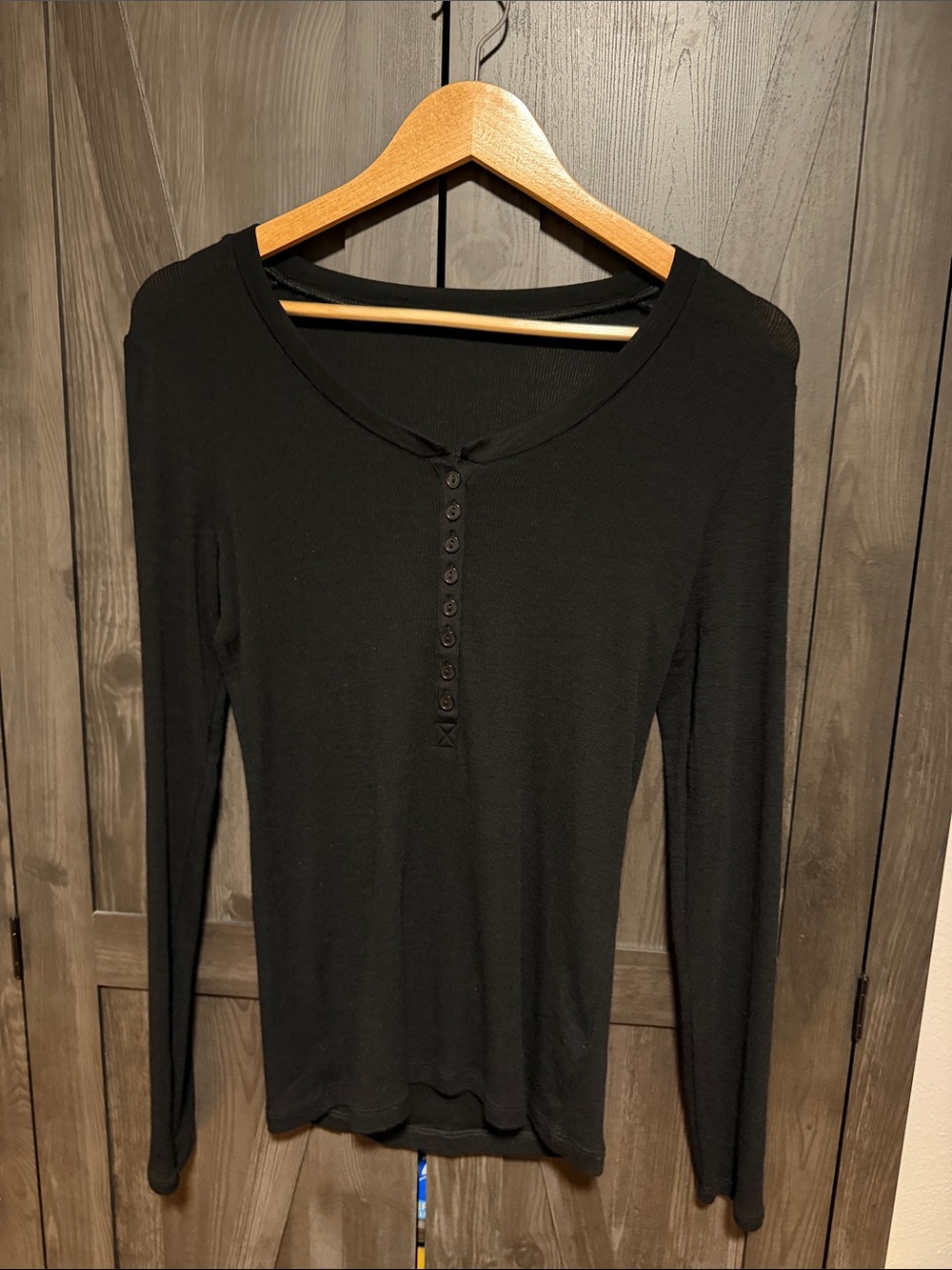 Woolx Reese long sleeve Henley top